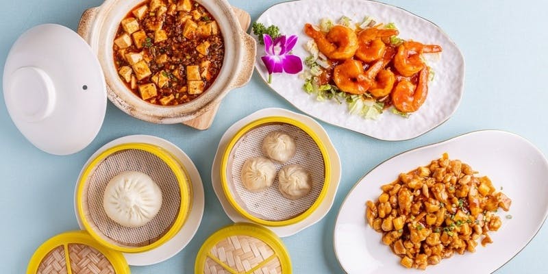 ディナーコース 6,600円【前菜5品からスープ・小籠包・大海老・デザートなど全9品】