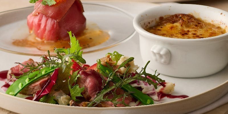 【1/15～3/16】デライト　～前菜盛り合わせと、主菜が選べるライトなコース～