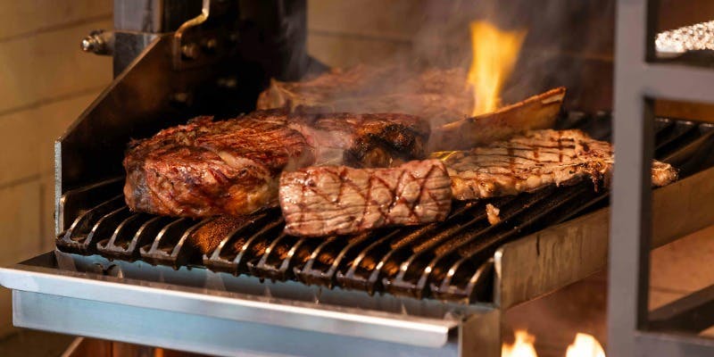 【ディナー/Lボーンステーキコース】薪火香るLボーンステーキを味わう全5品