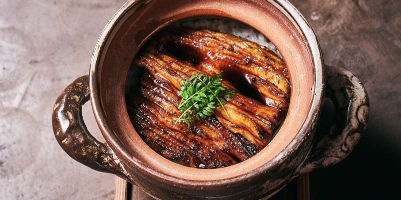 【定番コース】特選天ぷら7種、鰻の焼き物、選べる天丼 or 天茶付き