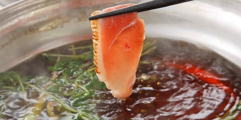 【あおい（鍋）】刺身盛り合わせ・炙り鴨鍋など（全7品）＋2時間飲み放題