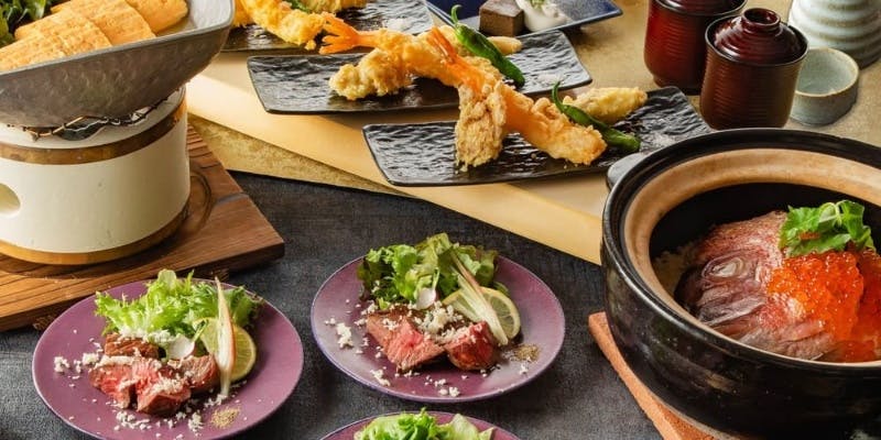 【厳選懐石コース】厳選された料理と炭火焼きを堪能＋飲み放題