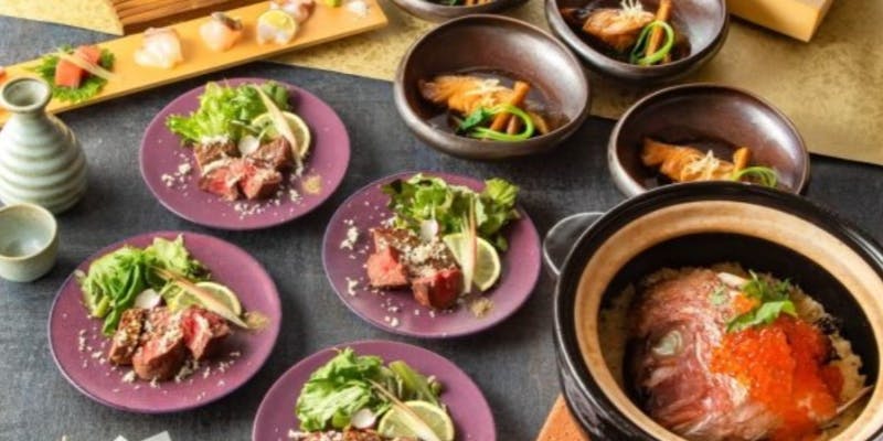 【贅沢素材コース】上質な素材で特別なひとときを堪能（全9品）＋飲み放題