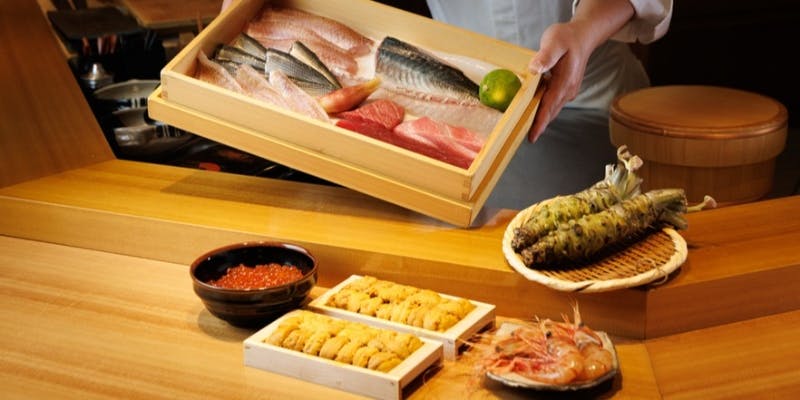 【雲丹と本鮪厳選コース】 sushiinase speciel omakase（期間限定）