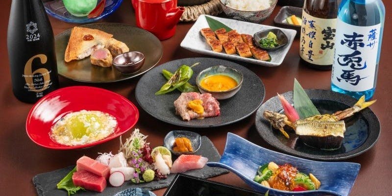 【お料理10,000円＋飲み放題2,500円コース】季節感のあるお料理を堪能！一押しコース！
