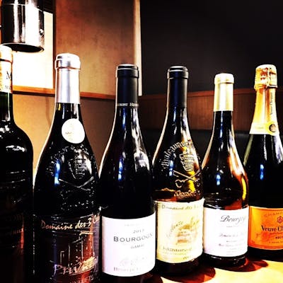 豊富なワインセレクション