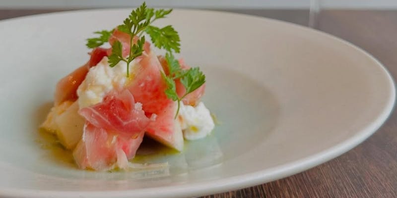 【和牛ステーキコース】前菜盛り合わせ・おすすめ旬の一皿　