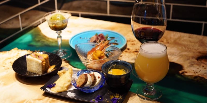 【飲み放題】至高のソウルフードコース（人気メニューのカツサンド＆松前漬けが入ったコース）