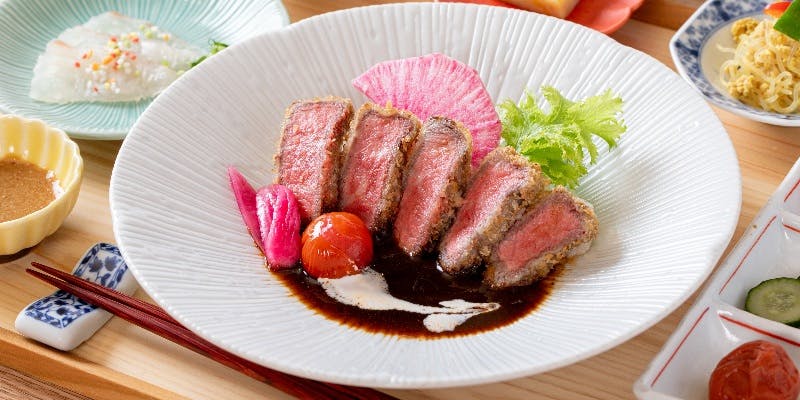 【黒毛和牛のカツレツ御膳】