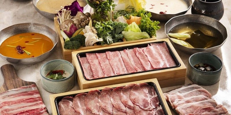 【熟成牛タンと黒牛の饗宴しゃぶしゃぶコース】食べ放題