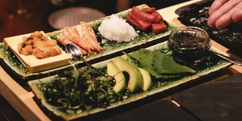 【KURODOH】全7品　温前菜・主菜・〆・甘味がお好きなものをお選び頂けるコース