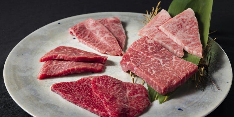 【宮中肉盛りコース】赤身5種含む全15品