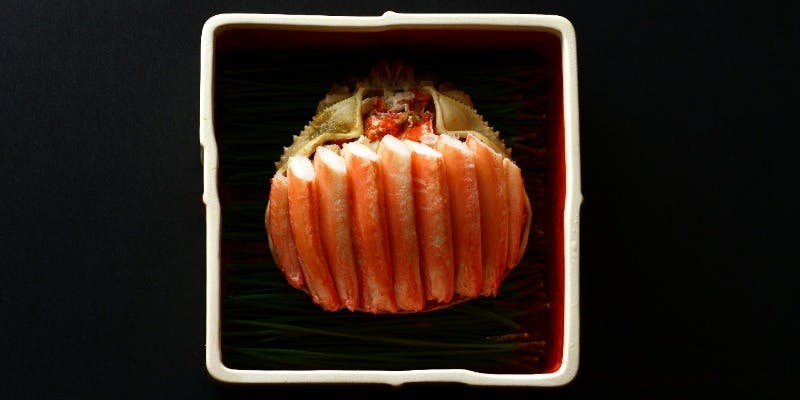 【冬のおまかせ懐石】　加能蟹と冬の味覚を用いた懐石