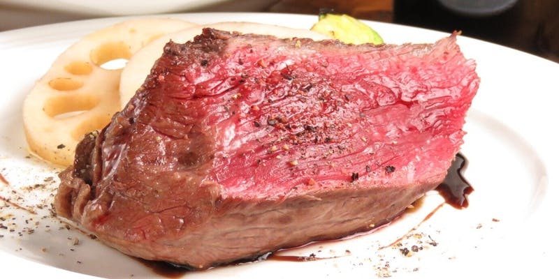 【Aurora　アウローラ 】　料理コース　A5和牛赤身肉がメイン　お祝いや誕生日・記念日