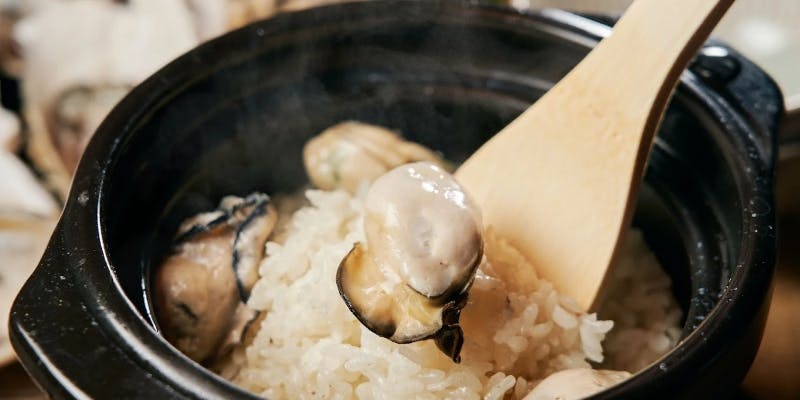 【生牡蠣・蒸し牡蠣・牡蠣フライ食べ放題＆飲み放題】120分コース 