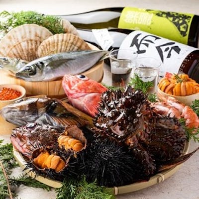 豊洲直送の新鮮な魚介類を堪能