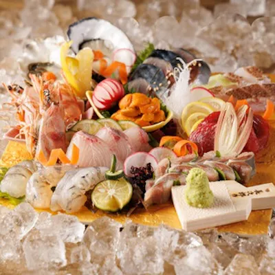 新鮮な海鮮料理と日本酒のマリアージュ
