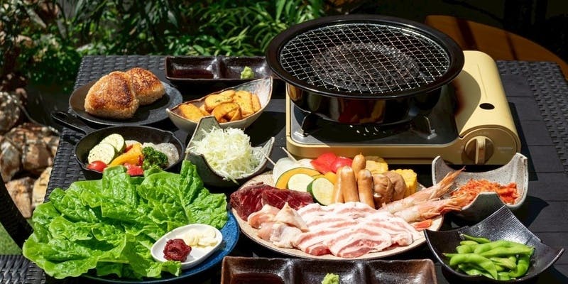 【テラス限定】サムギョプサルBBQセット※わんちゃんok