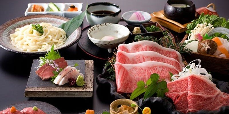 しゃぶしゃぶコース　椿（つばき）  お1人様7,000円（税込7,700円）