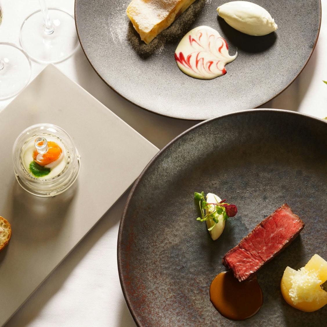 季節の食材を活かしたフランス料理