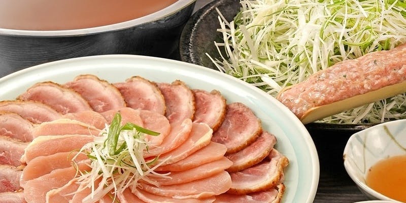 鶏しゃぶから〆雑炊 ＜7品＞「神楽とりしゃぶしゃぶコース」