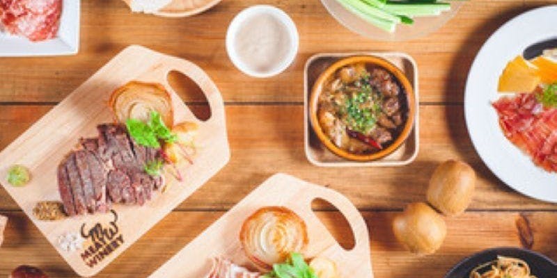 【月～木曜日限定】食べ放題コース、2名様～OK【祝日、祝前日除く】＋飲み放題