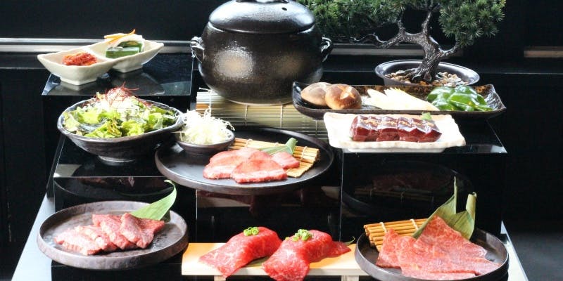 【ひろ丸コース】仙台牛肉寿司と特選牛など11品