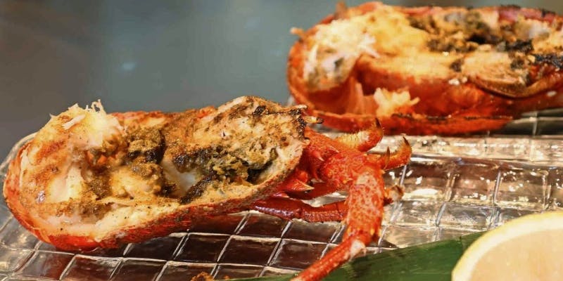 【世里花ヒレセット】国産牛ヒレステーキと海老又はロブスター（ロブスター/個室リクエスト）