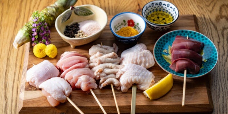 Five birdのおまかせコース＋スパークリングワイン付き