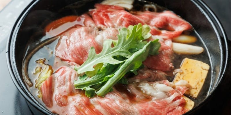 【ことぶき】極上神戸牛すき焼きコース（神戸ビーフ150g）