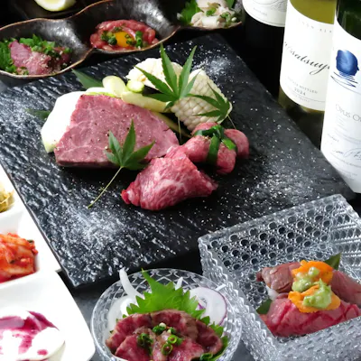特選和牛を堪能できるコース料理