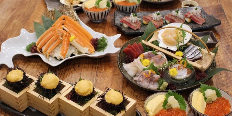 【ニセコ】うにかにいくらと道産野菜に十勝牛...北海道を丸ごと堪能の極みコース ＋飲み放題