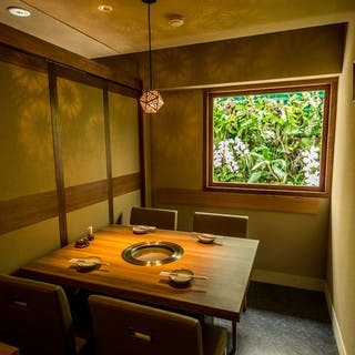 個室でゆったりとした時間を