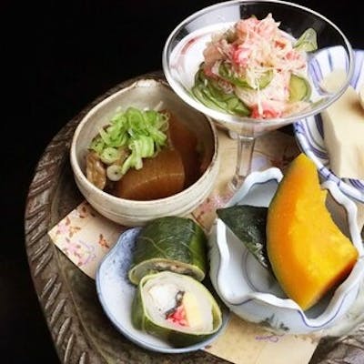 旬を感じて頂く美しいお料理の数々