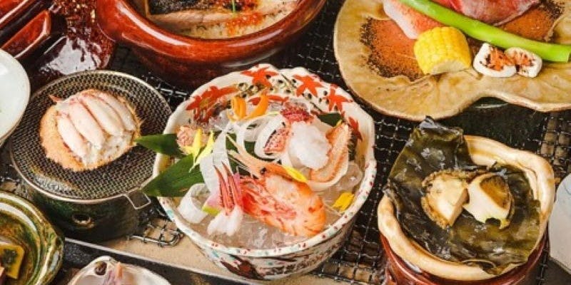 囲炉裏会席コース