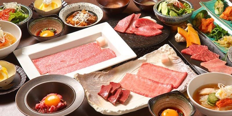 【飲み放題付】青星コース　シャトーブリアン、稀少部位や特選タンの焼きしゃぶなど豊富なドリンクと共に