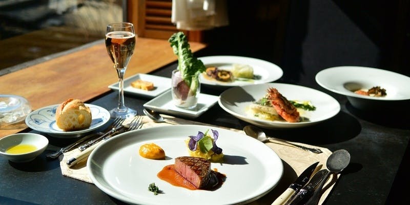 【Dinner】貝殻亭コース＋赤身の牛肉