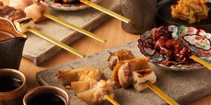【おまかせ串焼きコース】炭火串焼きを極める贅沢なひととき