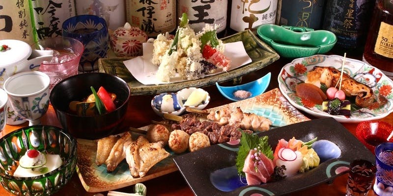 【花いろ一休限定プレミアムコース 】心尽くしの料理で癒しの時間を 全7品＋プレミアム飲み放題