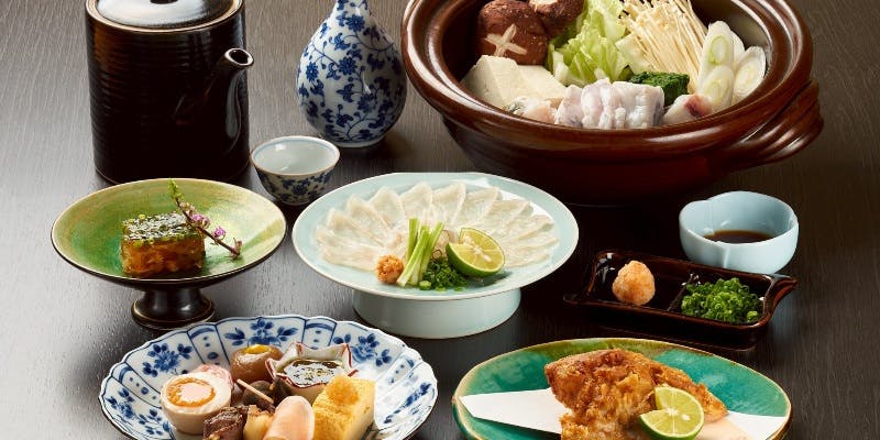 冬季限定　とらふぐコース＋（ふぐの天然/養殖はお選びいただけません）（リクエスト予約）