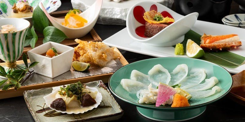 11月12月【椿彩（つばさ）会席】接待・同窓会・会食などに旬の食材を使用した季節の会席コース全9品			