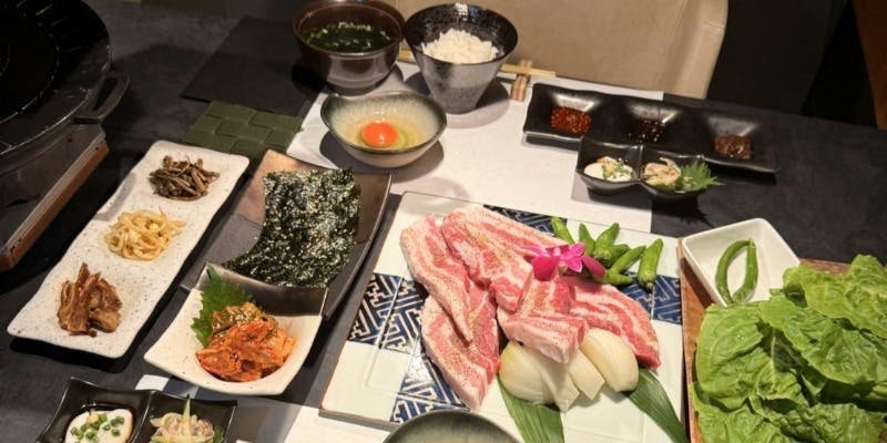 【忘年会にも】サムギョプサルサンパフスタイルコース