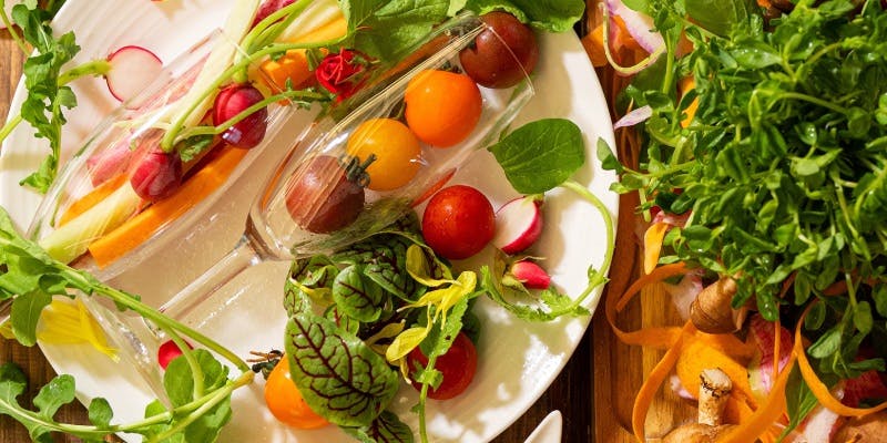 【平日 ビュッフェ】厳選食材を心ゆくまで（ビネガー＆ソフトドリンク飲み放題付）