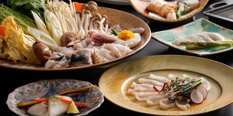 【冬季限定】淡路3年とら河豚尽くし会席　極みコース