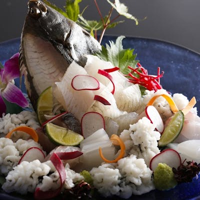 新鮮な海の幸を使った料理