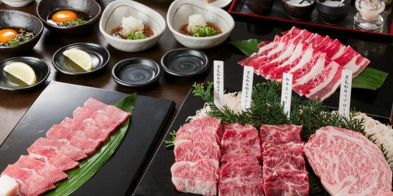 和牛特選焼肉コース【得盛り TOKUMOLI】