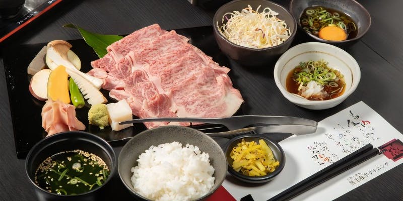 和牛焼きしゃぶランチ