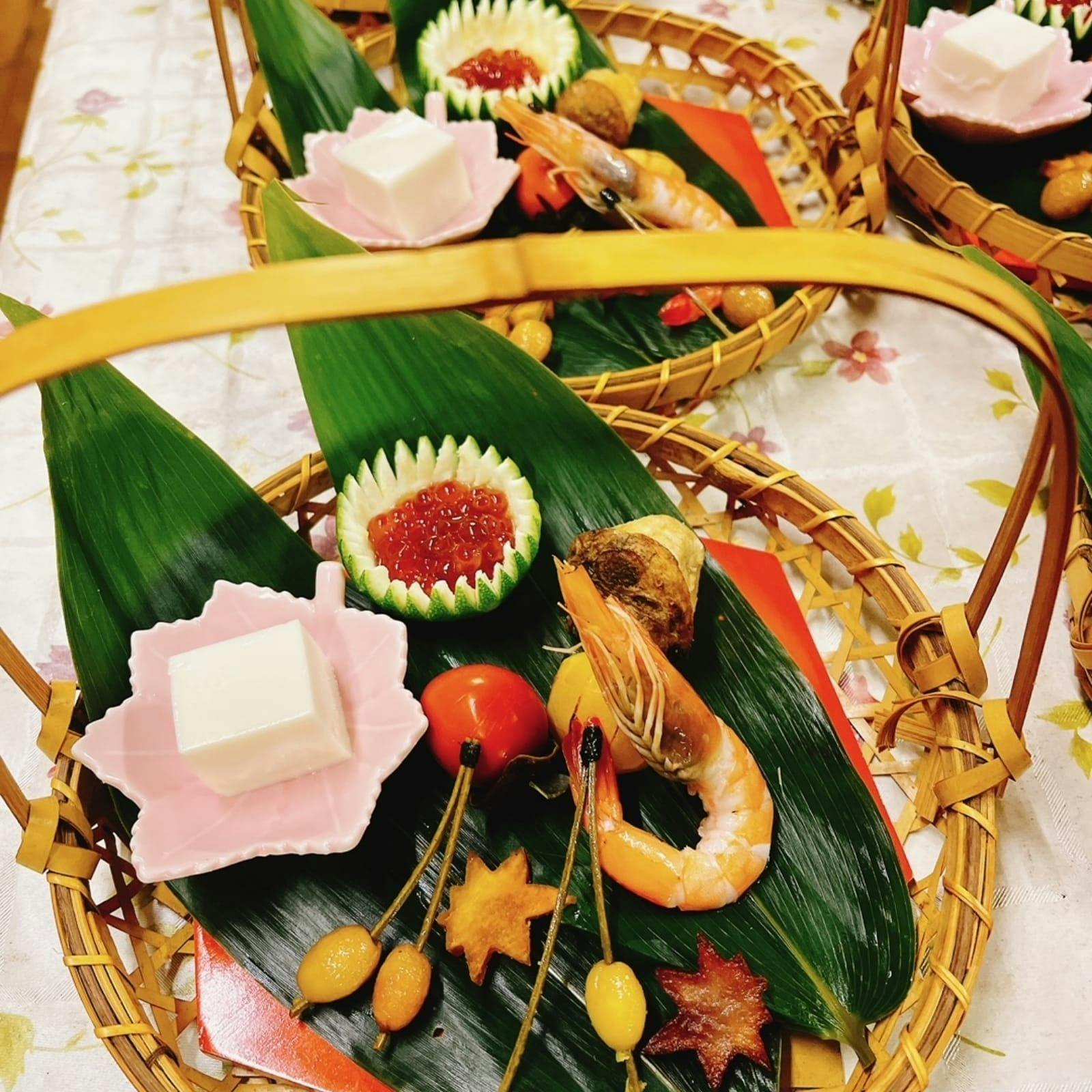 季節の食材を活かした会席料理