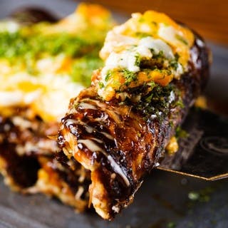 粉者の名物！日本一軽い!?お好み焼き「ふわ焼き」