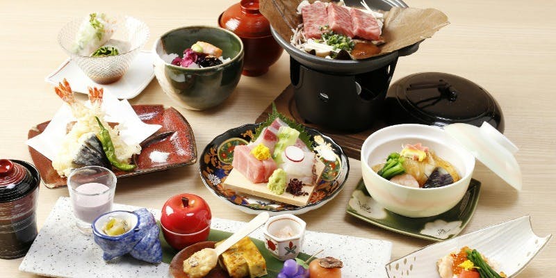 【和食日和会席】ご接待に最適！特選和牛A5ランク”伊賀牛”含む 御食事のみ全9品